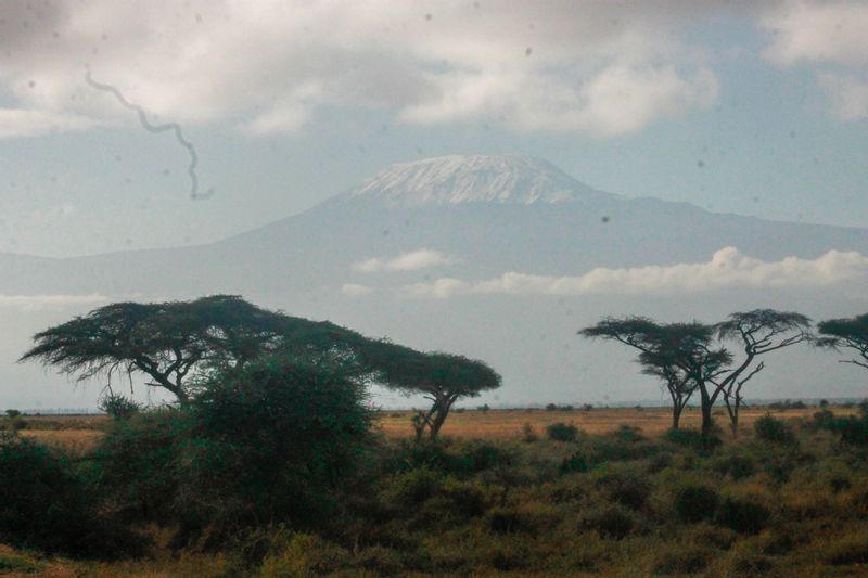 Nairobi Private Tour - Amboseli with Kilimanjaro at the backdrop.