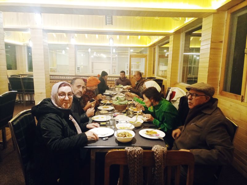 Northern Areas Private Tour - Group enjoying their traditional lunch.