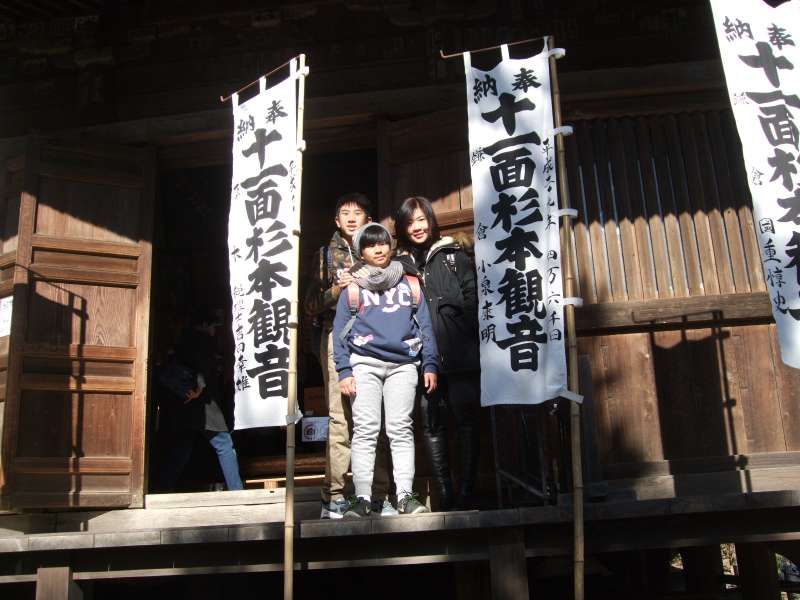 Kanagawa Private Tour - At the entrance of the main hall of Sugimoto Temple, the oldest Buddhist Temple in Kamakura