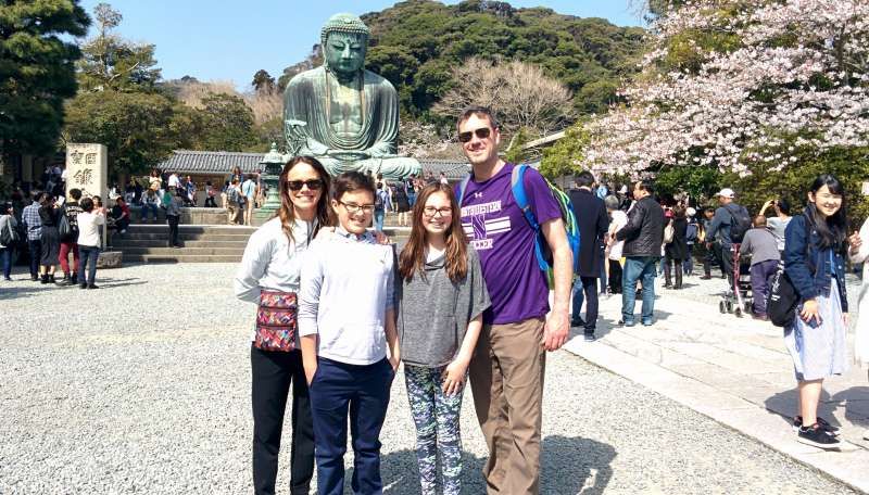 Kanagawa Private Tour - Great Buddha, cherry blossoms, and a cheerful family!