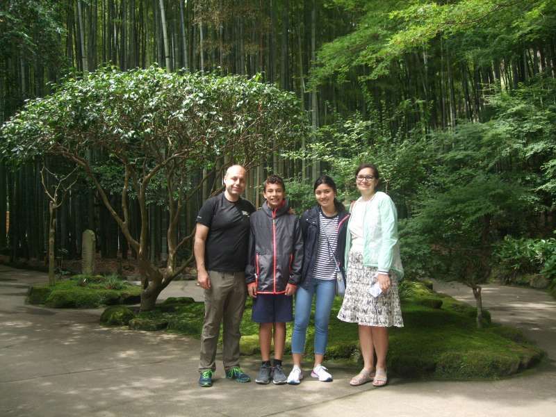 Kanagawa Private Tour - Enjoying  the quiet and peaceful bamboo grove at Hokokuji Temple