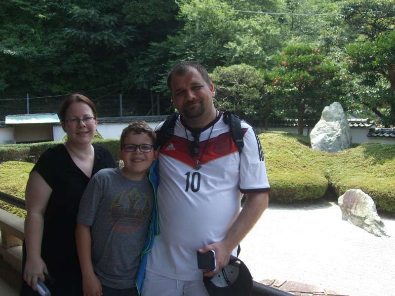 Kanagawa Private Tour - At a beautiful stone garden in Komyoji Temple