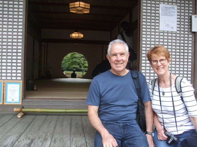 Kanagawa Private Tour - The round window represents the state of enlightenment, at Meigetsuin Temple