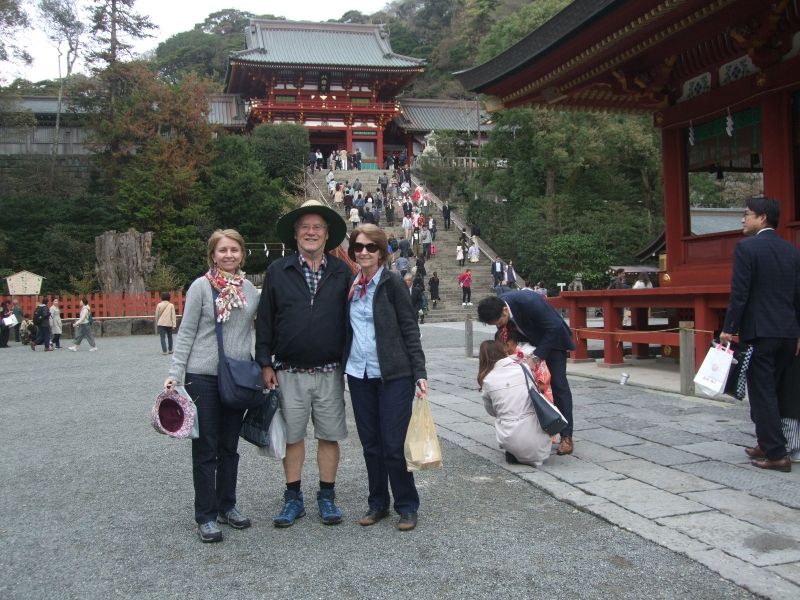 Kanagawa Private Tour - After visiting the main hall of Hachiman Shrine