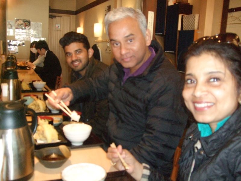 Kanagawa Private Tour - Tempura for lunch.
All the fish and vegetables were nice and crispy.
