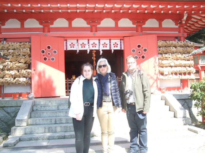 Kanagawa Private Tour - Vermilion-colored Egara Tenjin Shrine is dedicated to the god of learning.