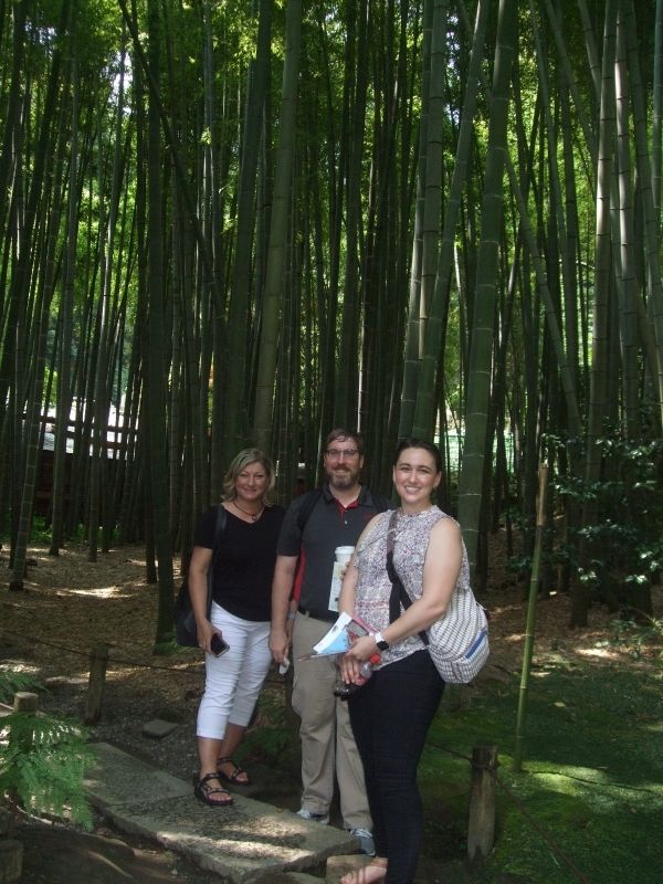 Kanagawa Private Tour - In front of the bamboo grove at Hokokuji Temple 