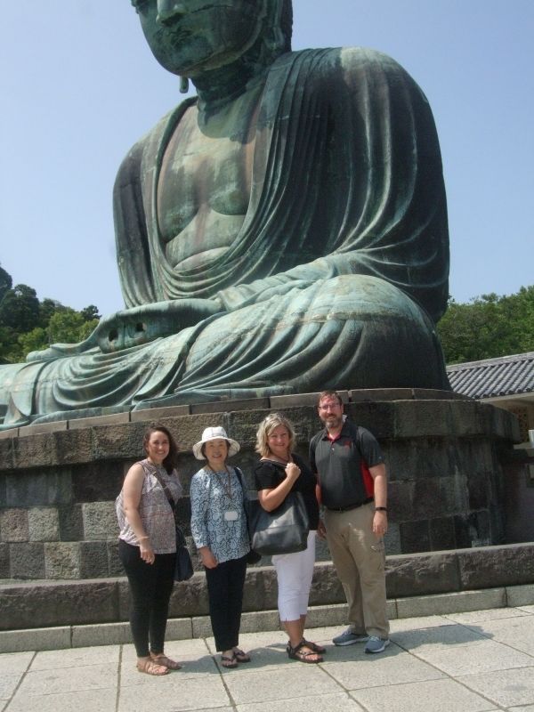 Kanagawa Private Tour - All of us on the tour