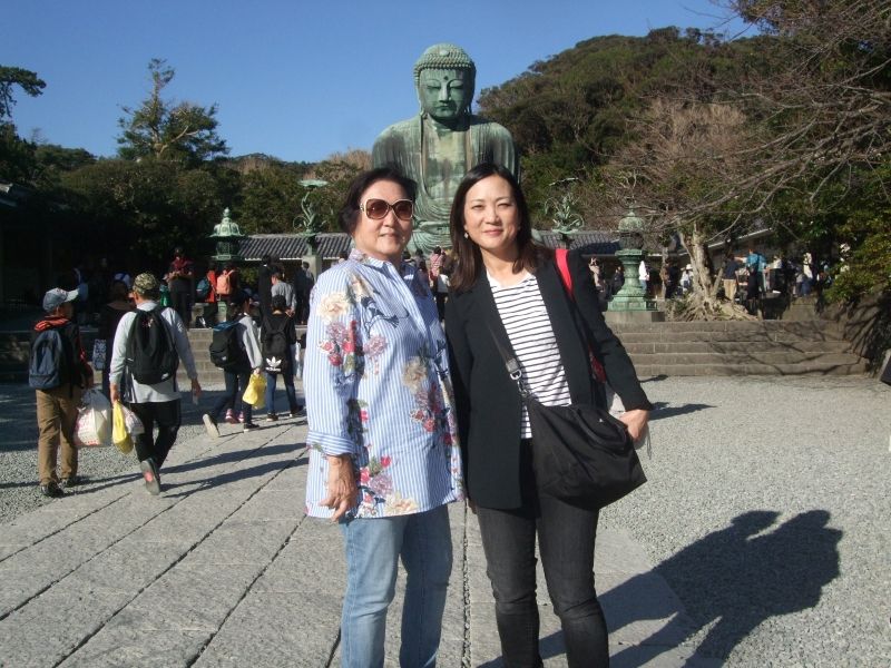 Kanagawa Private Tour - Such a beautiful afternoon with Great Buddha and the blue sky in the back