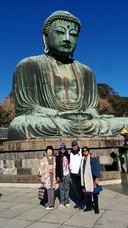 Kanagawa Private Tour - Blue sky, Great Buddha and us all