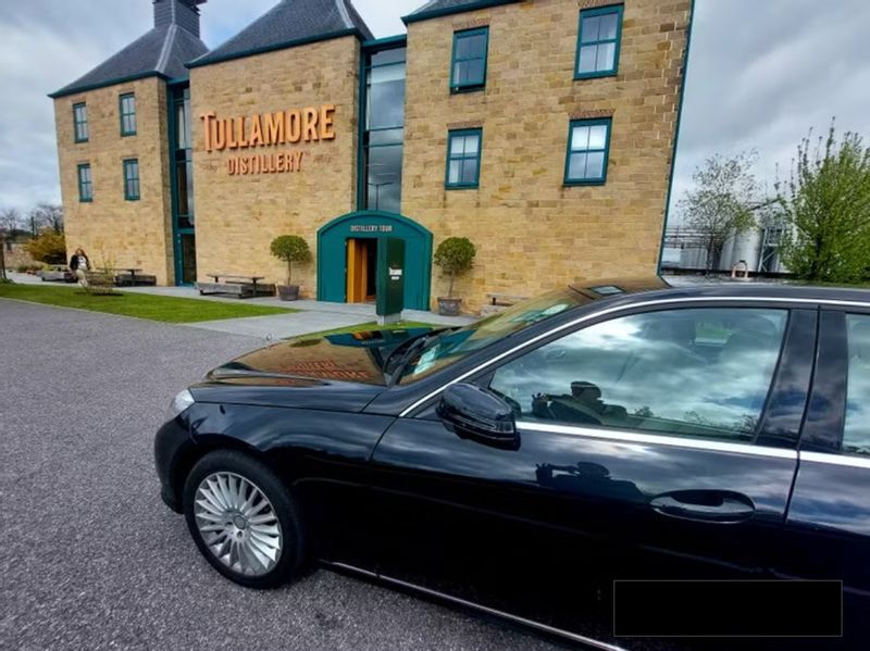 Galway Private Tour - a Mercedes-Benz sedan with AC