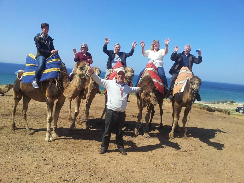 Tangier Private Tour - Camels in Achakar Beach