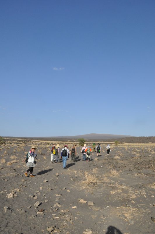 Addis Ababa Private Tour - Walking up to Ertale active volcanic pit