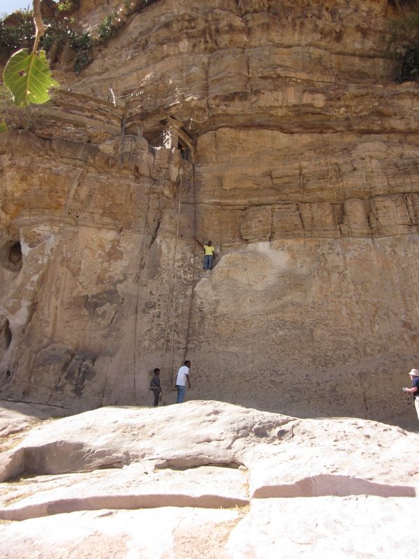 Addis Ababa Private Tour - Rock climbing to the Monastry of Debre Damo/Tigray 