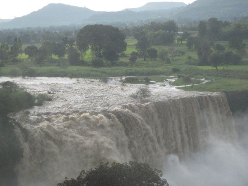 Addis Ababa Private Tour - The blue Nile falls in the month of August