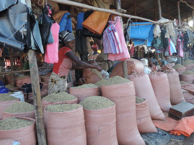 Addis Ababa Private Tour - Cofee beans market at Markato, Addis Ababa