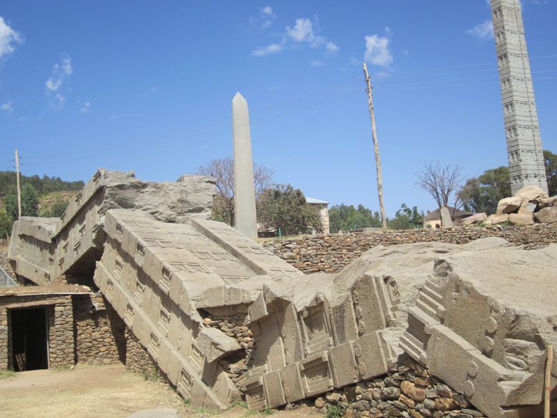 Addis Ababa Private Tour - The largest fallen stele in Aksum