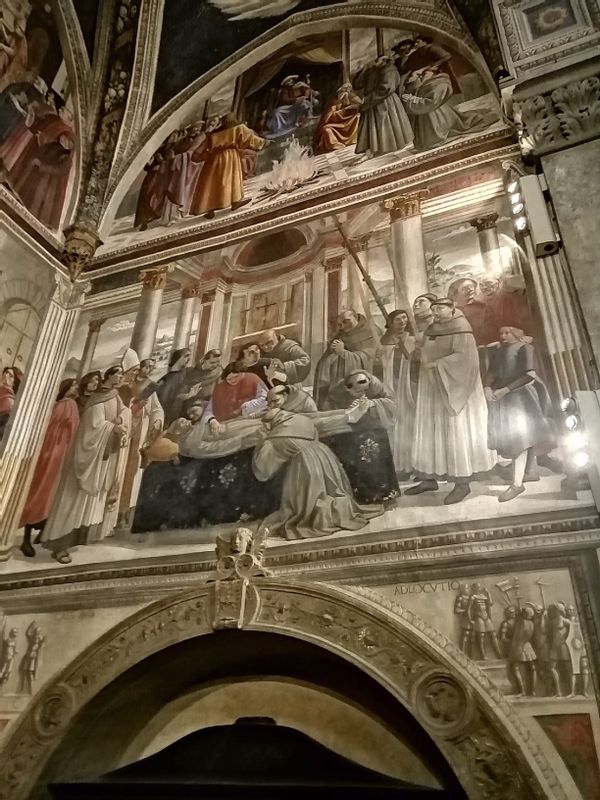 Florence Private Tour - Sassetti Chapel, Santa Trinita, Florence, Italy