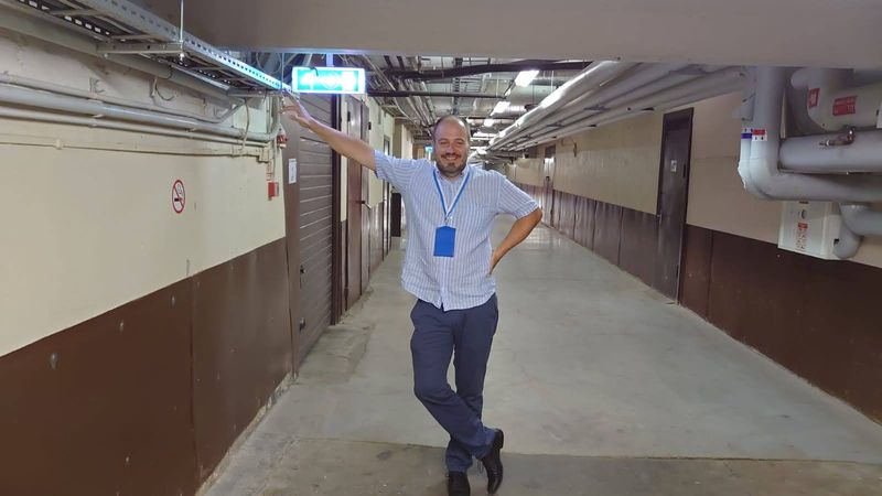 Riga Private Tour - Me at Cellars of Riga Central market