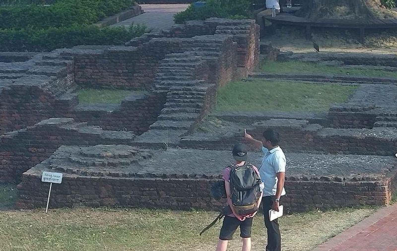 Lumbini Private Tour - Mahesh is guiding 