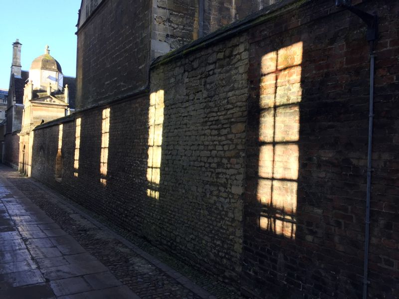 Cambridge Private Tour - A rather interesting effect seen on Senate House Passage