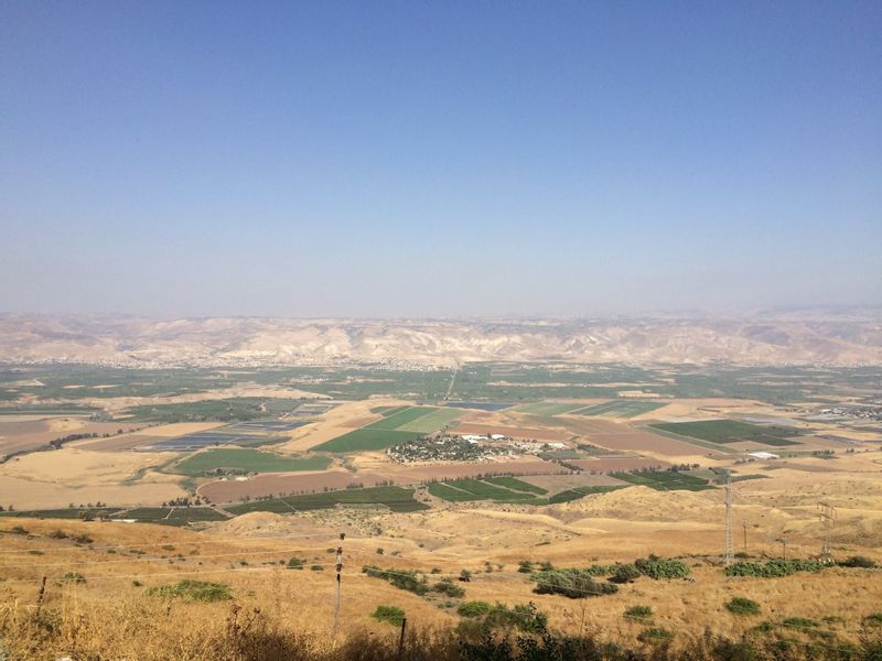 Tel Aviv Private Tour - Jordan Valley with Jordan in the background