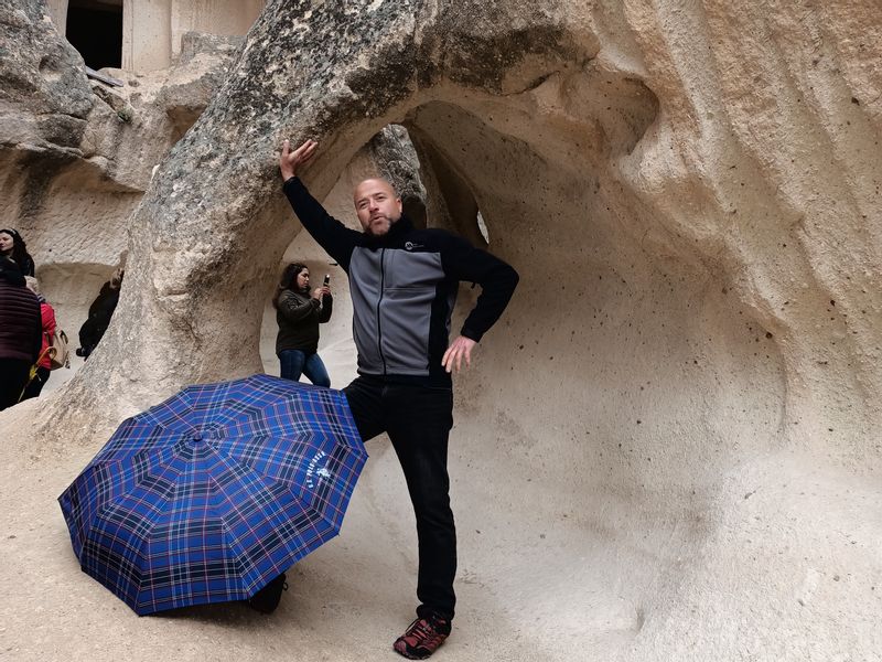 Cappadocia Private Tour - Me in the Caves of Cappadocia