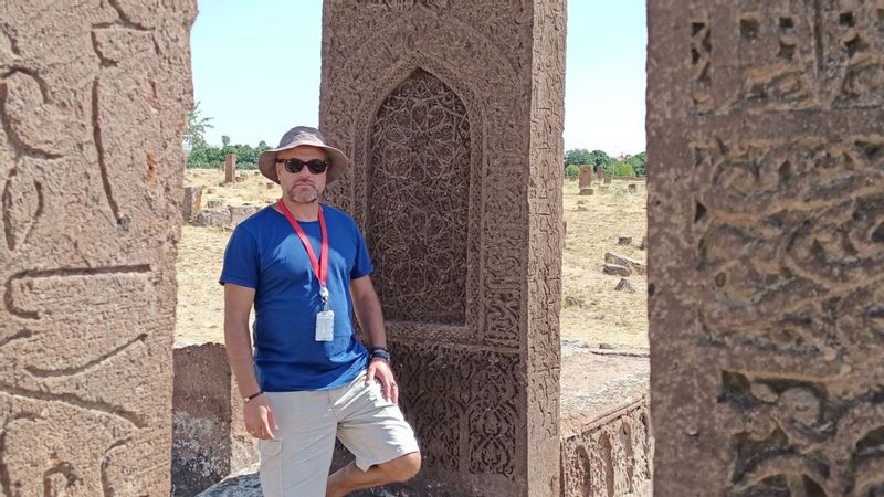 Cappadocia Private Tour - Me in the largest Turkish graveyard 