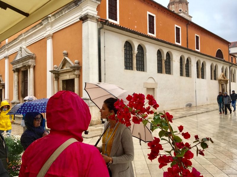 Zadar Private Tour - St. Simeon's Church in the rain