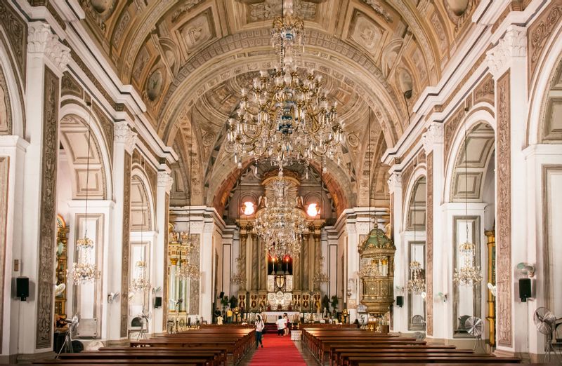 Quezon City Private Tour - The interior of San Agustin church one of the UNESCO World Heritage site and the only church survived world war ll.