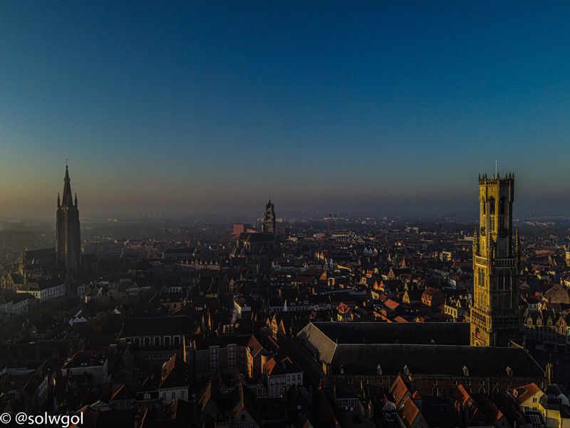 Brussels Private Tour - Bruges SKyline