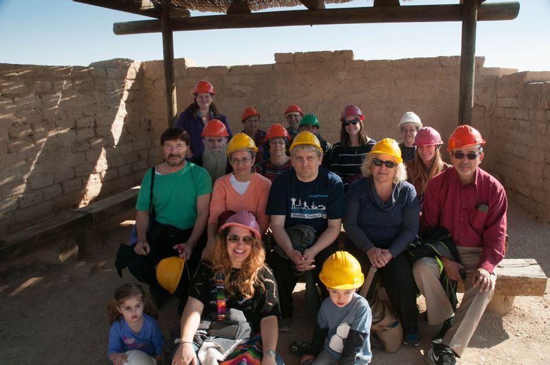 HaDarom Private Tour - Guiding a tour at Tel Be'er Sheva.