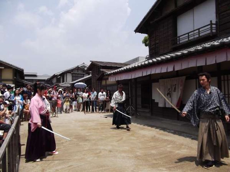 Shiga Private Tour - This is Toei Uzumasa Studio Park in Kyoto, otherwise known as "Hollywood in Japan". 