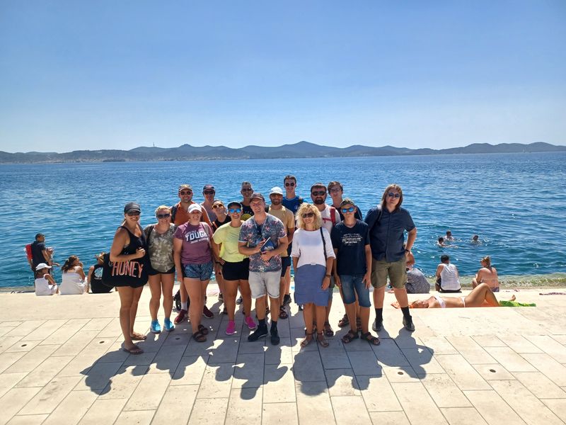 Zadar Private Tour - Group of water polo players from US and family from Lithuania