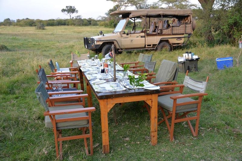 Southern Private Tour - You will enjoy sumptuous meals in open  veldts with plenty fresh air 