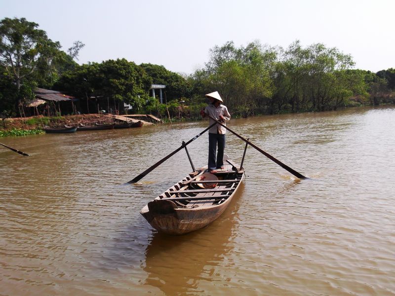 Ho Chi Minh Private Tour - local boat