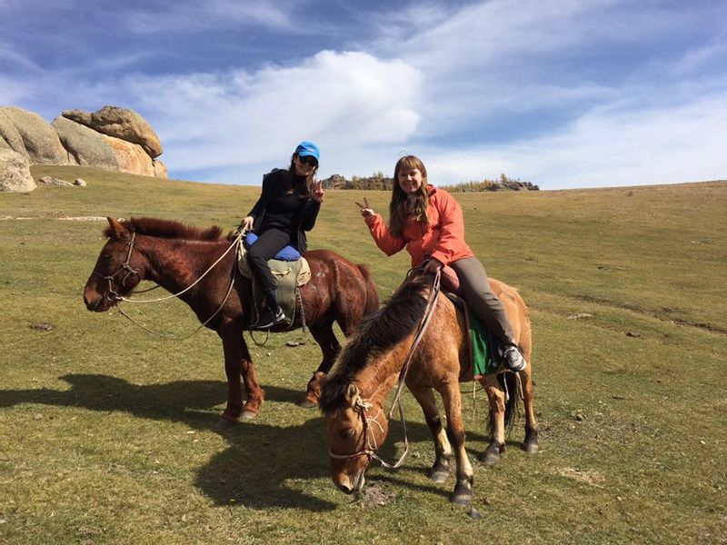 Ulaanbaatar Private Tour - Katty was my very first russian friend :) we were riding horses at Terelj National Park

