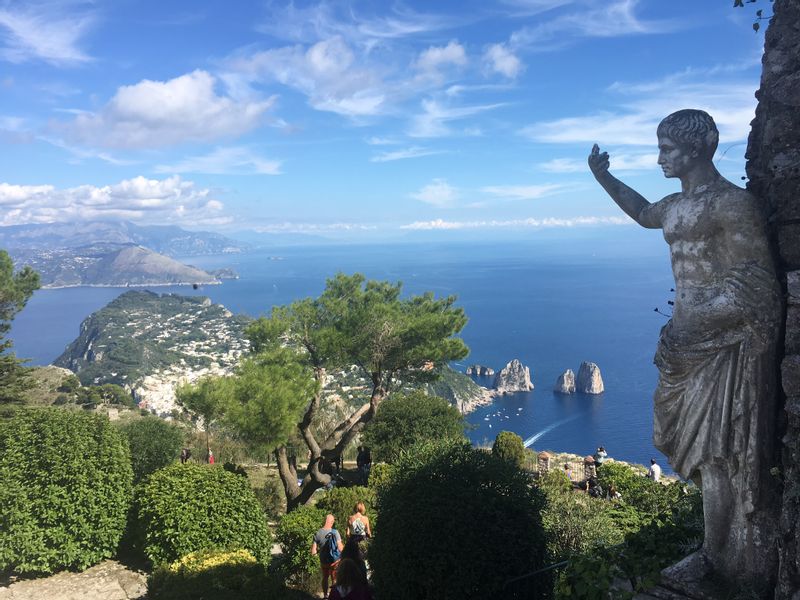 Pompeii Private Tour - Capri island from mount Solaro