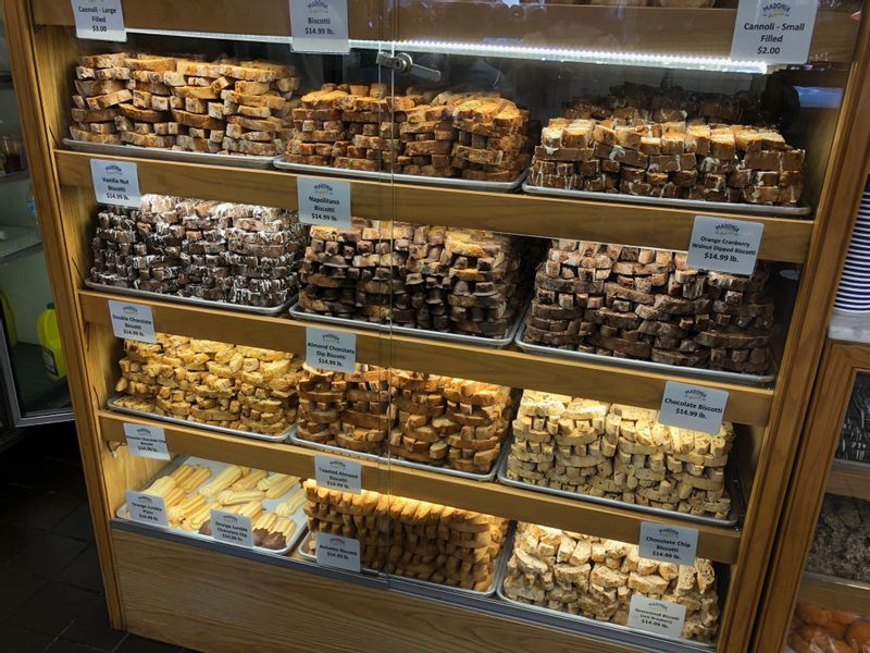 New York Private Tour - Biscotti varieties at Madonia Bakery on Arthur Avenue in the Bronx