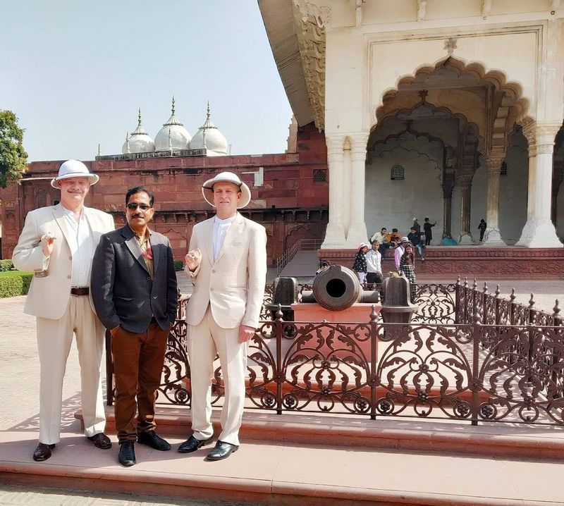 Agra Private Tour - With my British Guest in Agra fort