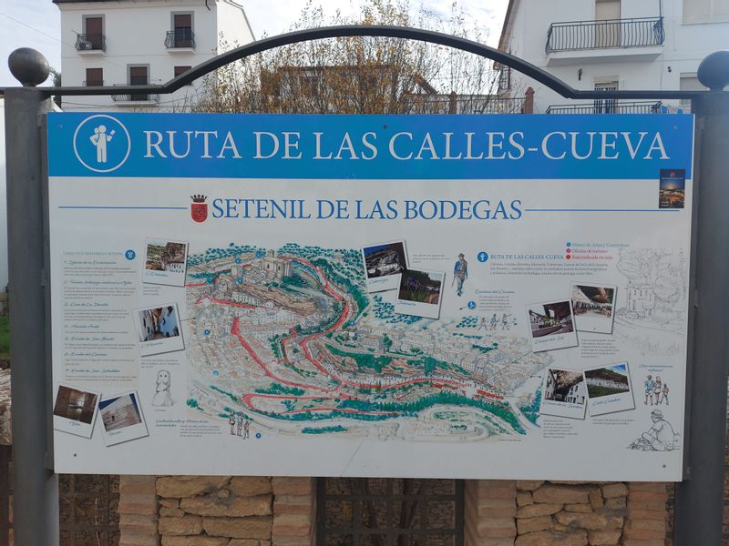 Seville Private Tour - Map of Setenil de las Bodegas