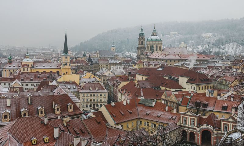 Prague Private Tour - endless red roofs of Little Quarter