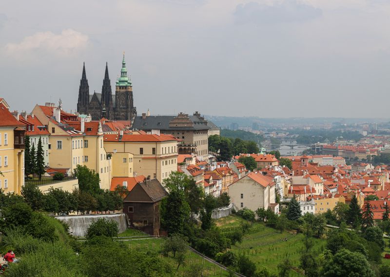 Prague Private Tour - view on Prague Castle and Little Quarter