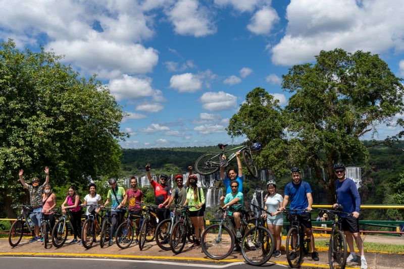 Parana Private Tour - Biking at iguassu falls