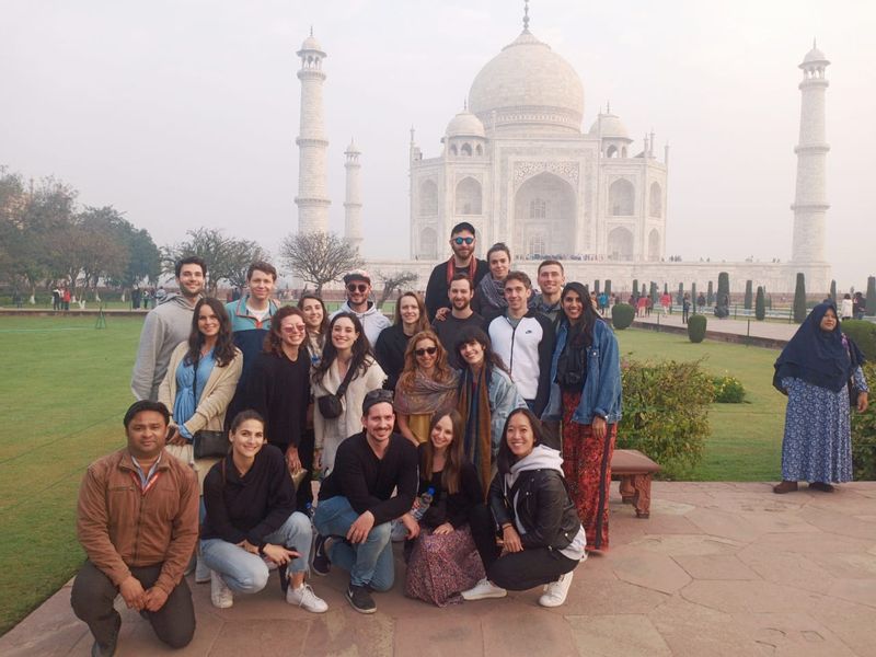 Agra Private Tour - At Taj Mahal With Our Guest