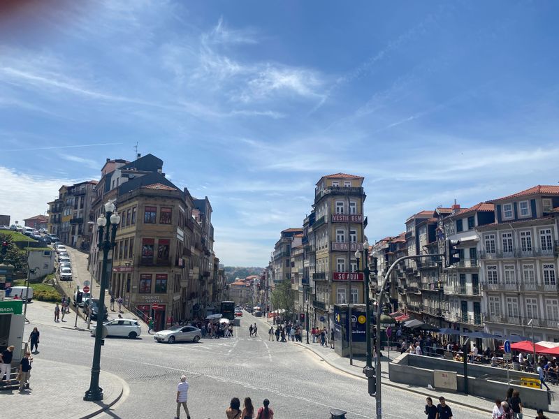 Porto Private Tour - View of Rua das Flores from São Bento Station