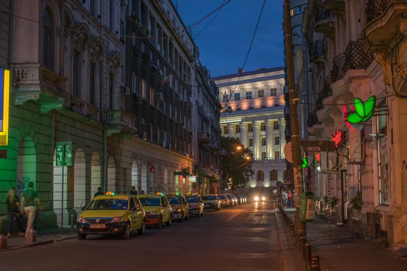 Bucharest Private Tour - Old city taxis