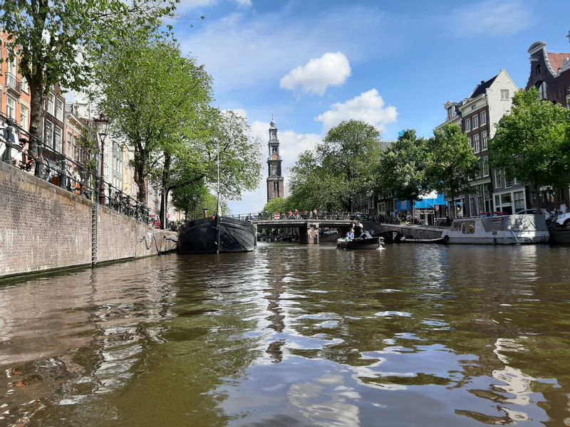 Amsterdam Private Tour - wonderful views from a kayak in Amsterdam