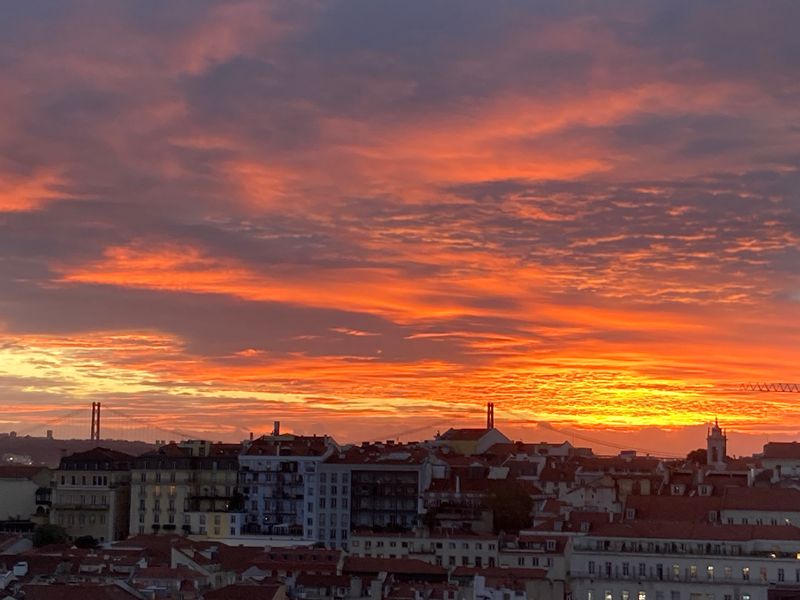 Lisbon Private Tour - Miradouro Cha do Loureiro at sunset