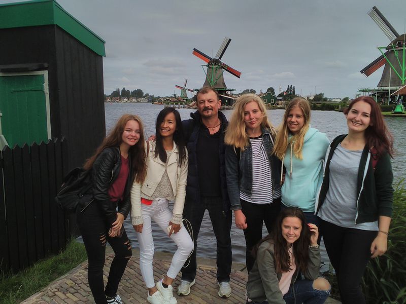 Rotterdam Private Tour - Zaanse Schans, by windmill  "De Kat" ( The Cat)